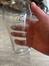 Vintage Coca-Cola Contoured Glass Tumbler