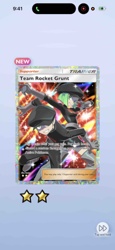 Pokemon TCG Team Rocket Grunt Full Art Supporter Trainer Card