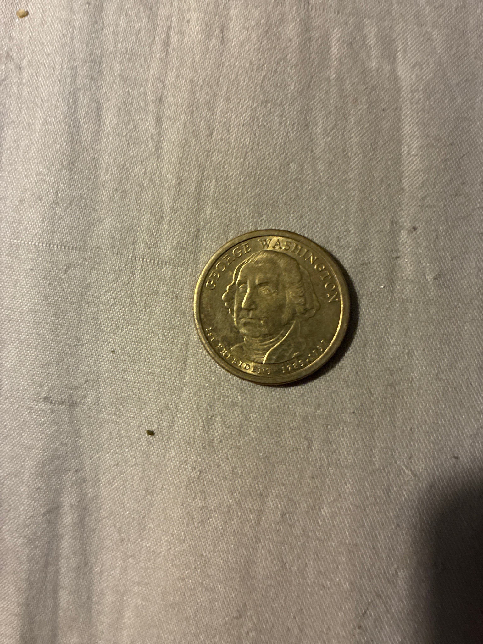 Submitted photo of George Washington Presidential One Dollar Coin (unverified)