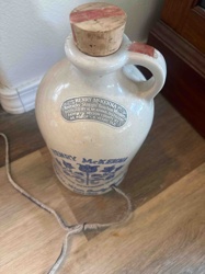 Henry McKenna Kentucky Straight Bourbon Whiskey Stoneware Jug
