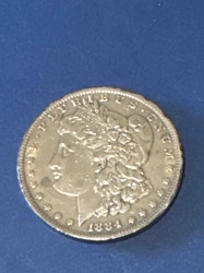 1884 Morgan Silver Dollar