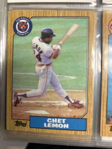 1983 Topps Chet Lemon Baseball Card
