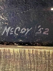Signed Painting by McCoy, dated 1952