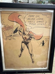 Original Comic Art: 'Come On, Jackie Lane, Let's Smash Those Spies!'