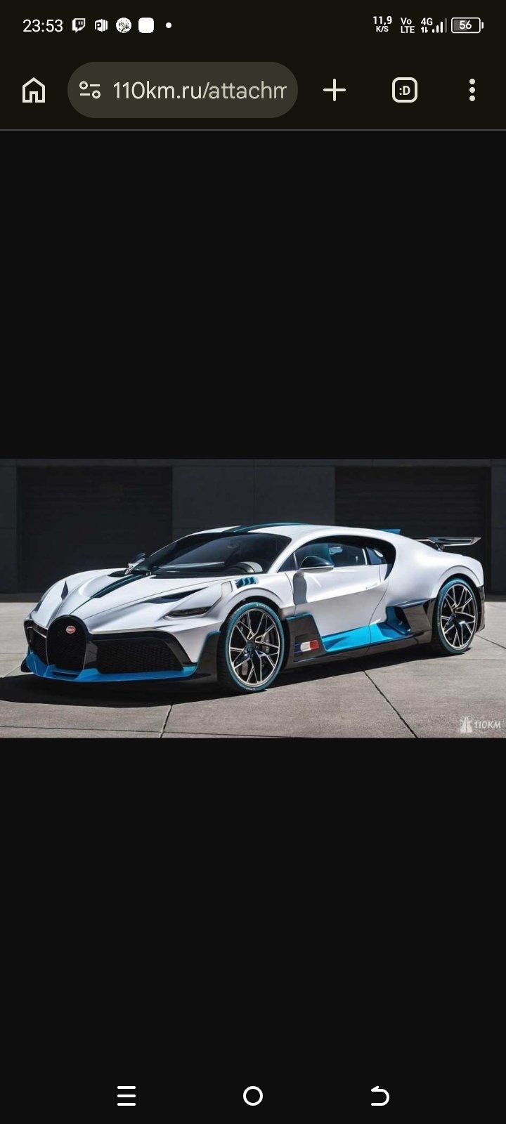 Submitted photo of Bugatti Chiron Pur Sport (not authenticated)