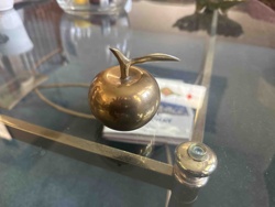 Brass Apple Figurine