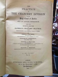 The Practice of The Chancery Division, Volume II (Seventh Edition of Daniell's Chancery Practice), published 1901