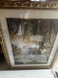Framed "Bridge over a Pond of Water Lilies" Print by Claude Monet