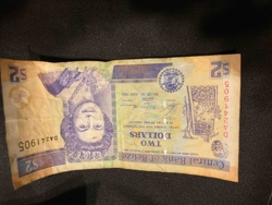 Belize Two Dollars (BZD) Banknote - 2000 Series