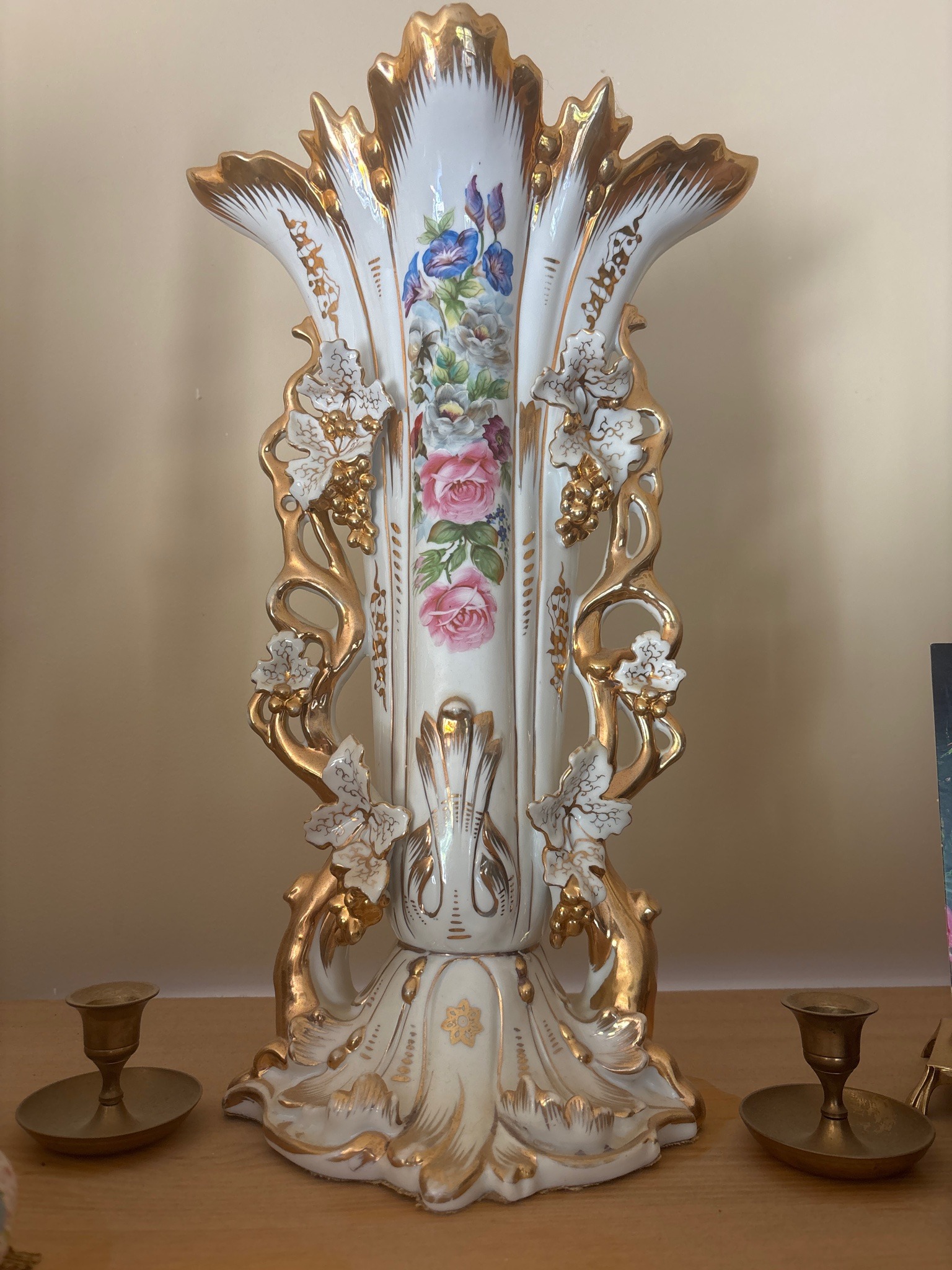 Submitted photo of Hand-painted porcelain decorative vase