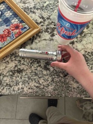 Vintage Chrome Handheld Flashlight