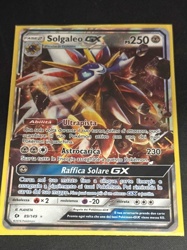 Solgaleo GX Pokémon Trading Card (Italian)
