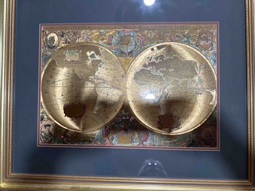 Nova Totius Terrarum Orbis Geographica ac Hydrographica Tabula (Old World Map Reproduction)