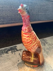 Wild Turkey Whiskey Pheasant Figural Decanter