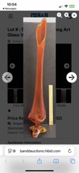 Mid-Century Modern Viking Art Glass Swung Vase
