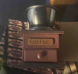 Decorative Vintage-Style Coffee Grinder