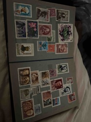 Vintage International Stamp Collection in Album