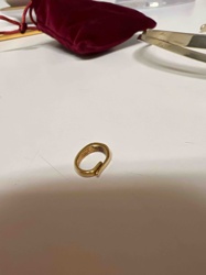 Gold Nail Ring