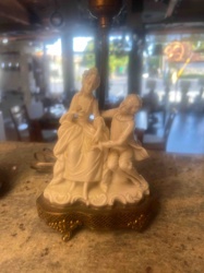 Porcelain Figurine Table Lamp