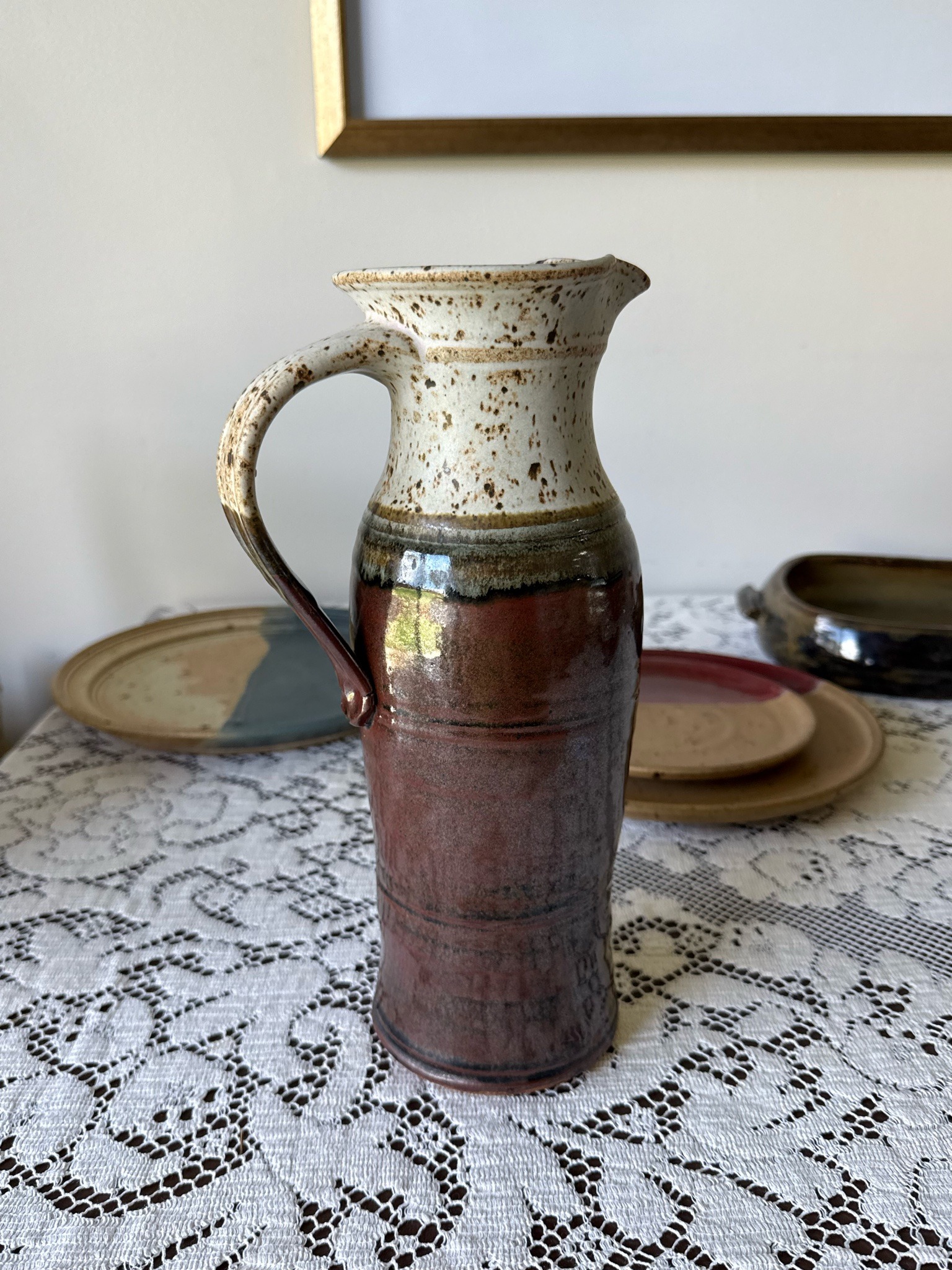 Submitted photo of Studio pottery ceramic pitcher
