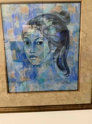 Framed Portrait of a Woman by Han Snel