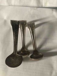Set of Three "Cream" Spoons
