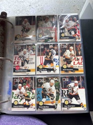 Boston Bruins Hockey Trading Cards in ProGard Page
