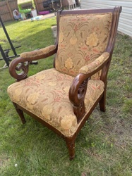 Antique/Vintage Upholstered Armchair