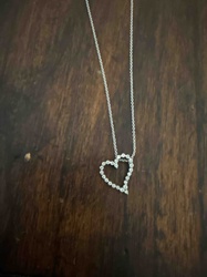 Diamond Heart Pendant Necklace