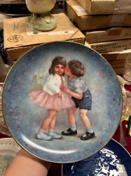 First Kiss Collector Plate by Pomary Caller
