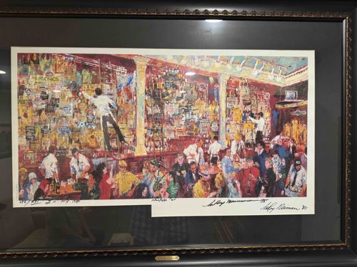 Legends in Sports Bar Print by Leroy Neiman