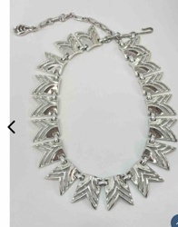 Corocraft Chevron Link Collar Necklace