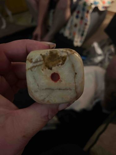 Antiquated Rectangular Stone Seal or Plinth Base