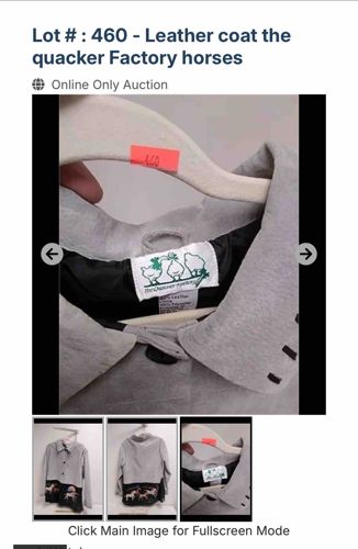 The Quacker Factory Leather Coat with Horse Motif