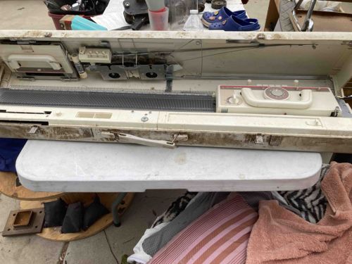 Brother Manual Knitting Machine (Possibly KnitKing/Brother KH-710 or Similar)