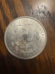 1889 Morgan Silver Dollar (Reverse)