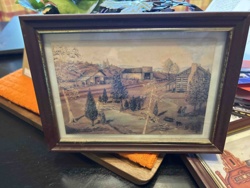 Framed Rural Landscape Print