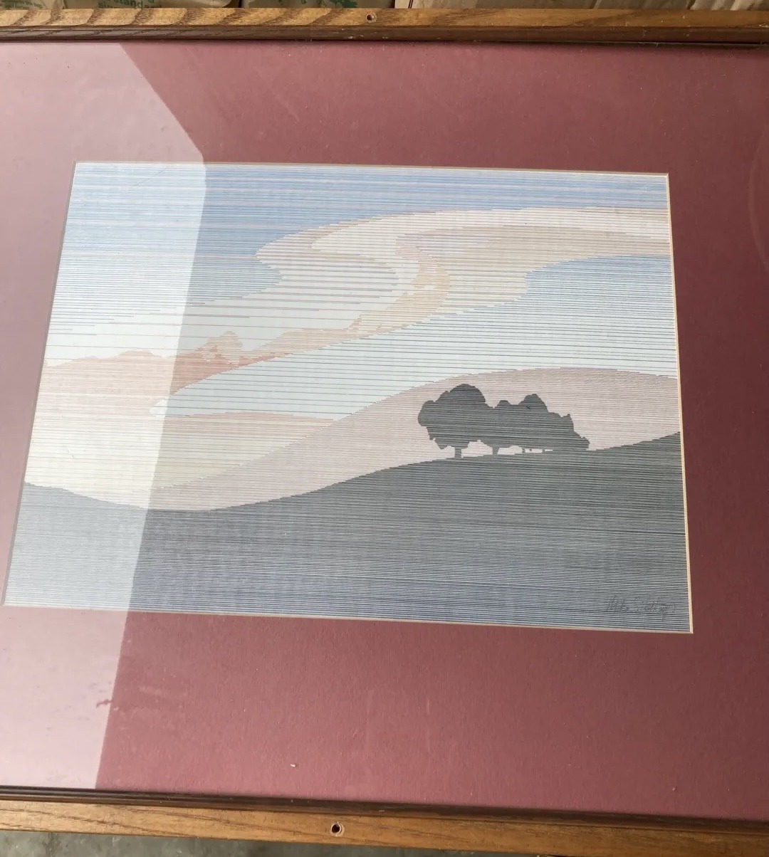 Submitted photo of Landscape print signed 'Mike Sibthorp'