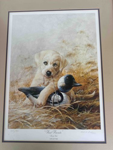 Fast Friends Print by Larry K. Martin