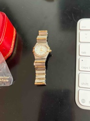 Omega Constellation Two-Tone Diamond Bezel Ladies' Watch