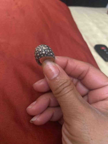 Domed Textured Bubble/Pebble Ring