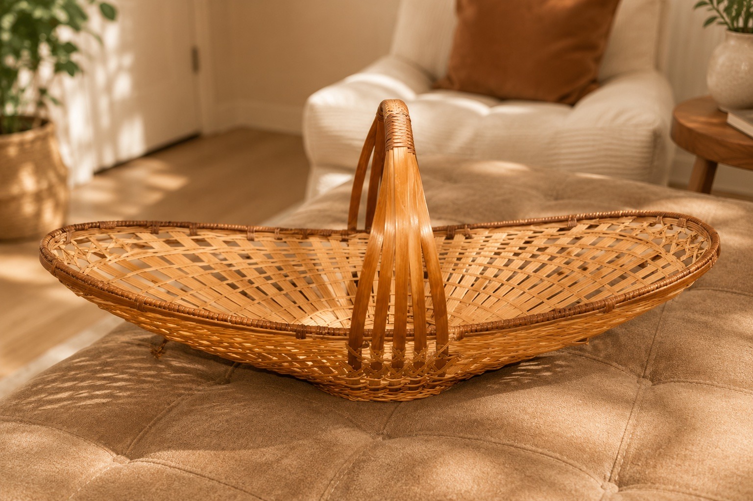 Submitted photo of Woven cane basket