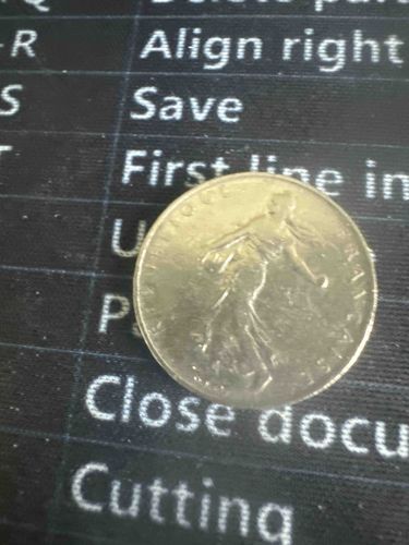 French Semeuse (Sower) Franc Coin