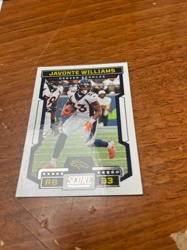 Javonte Williams Denver Broncos Score Football Card