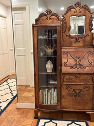 Art Nouveau Secretary Bookcase