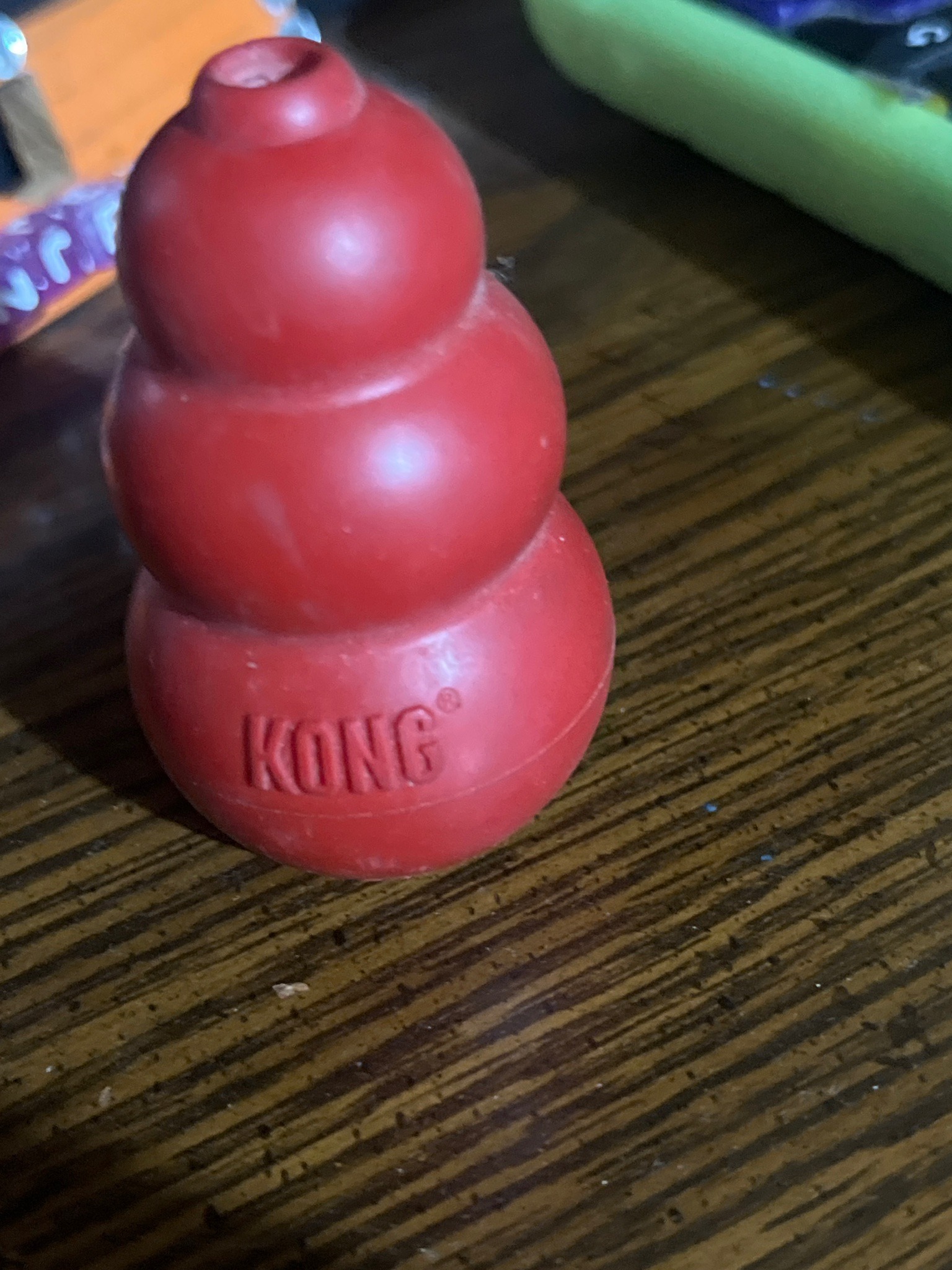 Submitted photo of KONG classic dog toy (not authenticated)