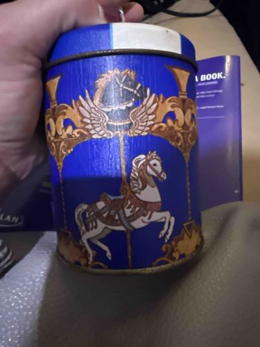 Carousel Horse Decorative Tin Container