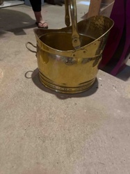 Brass Coal Hod / Scuttle