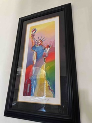 Peter Max "Lady Liberty" Signed and Numbered Print