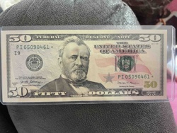 United States Fifty-Dollar Bill, Series 2017 (Star Note)